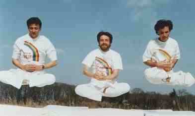 First Stage of Yogic Flying (hopping).
